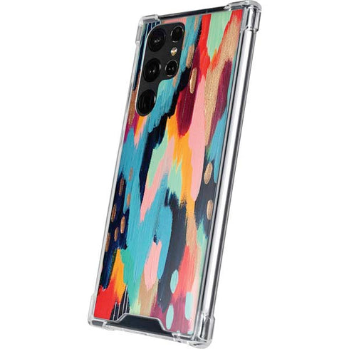 Etta Vee Color Melt Galaxy S22 Ultra Clear Case